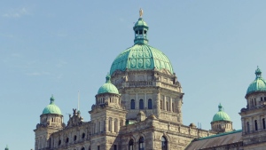 The B.C. legislature in Victoria is seen in a CTV News file image. 