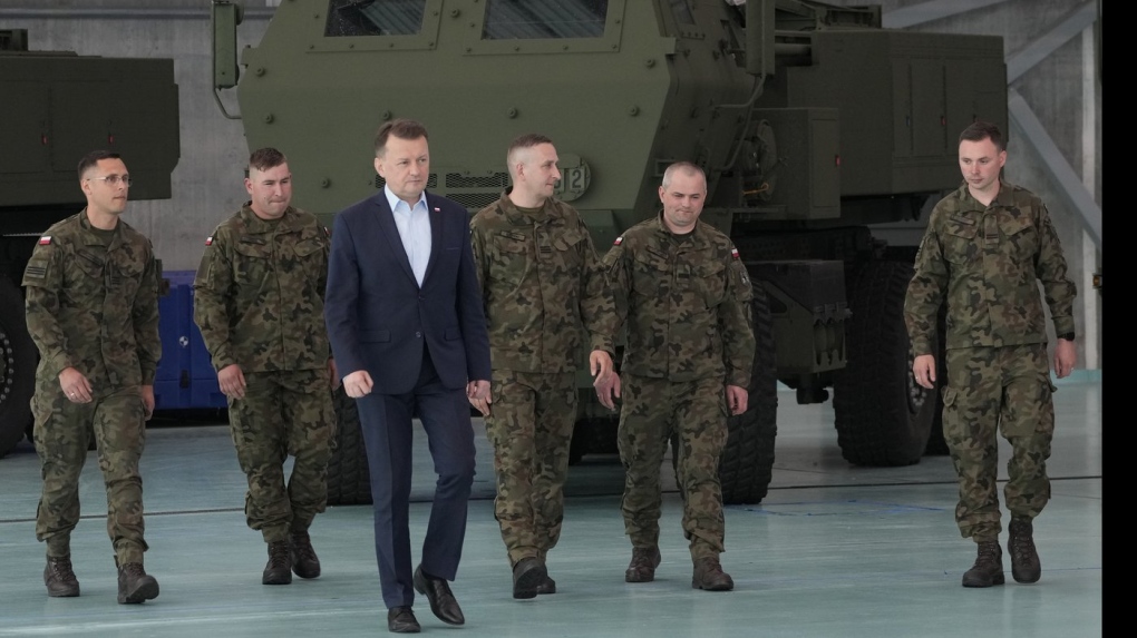Poland's Defence Minister Mariusz Blaszczak