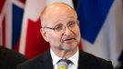 Justice Minister David Lametti speaks during a Federal-Provincial-Territorial Ministers press conference on bail reform in Ottawa, on Friday, March 10, 2023. THE CANADIAN PRESS/Spencer Colby
