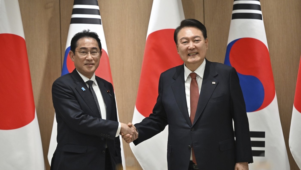 South Korean and Japan's presidents