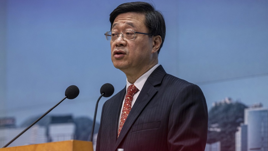 Hong Kong Chief Executive John Lee 
