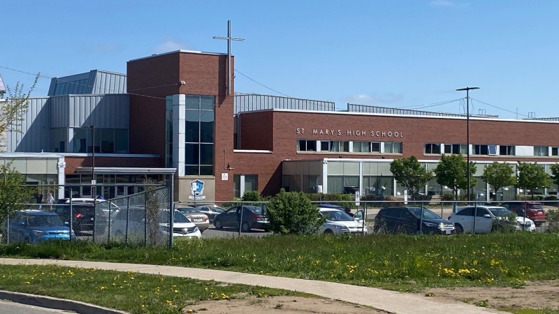 St. Mary's High School seen on May 17, 2023. (CTV News/Terry Kelly)