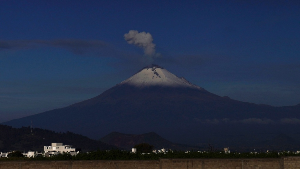 Mexico's Popocatepetl volcano in 2022