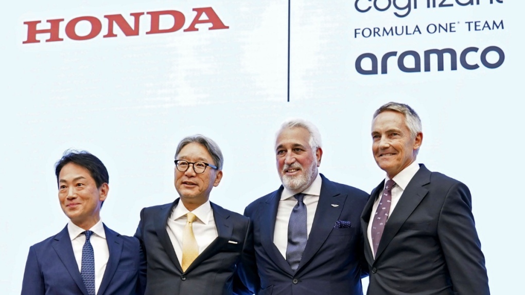 Honda-Aston Martin announcement in Tokyo