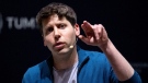 CEO of OpenAI and inventor of the AI software chatGPT Sam Altman participates in a panel discussion at the Technical University of Munich, Germany, May 25, 2023. (Sven Hoppe/dpa via AP)
