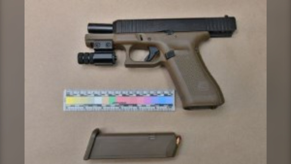 Handgun seized May 25