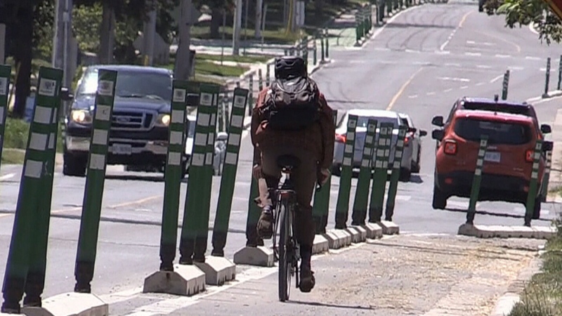 Bike lane use increases in the Forest City