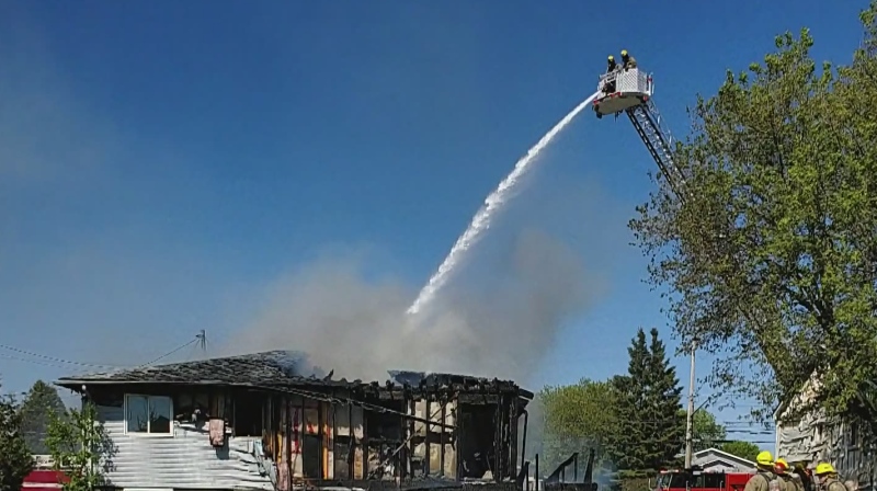 Fire destroys family home in Azilda