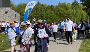 It was a moving scene in Greater Sudbury Saturday morning as hundreds made it out to take part in the 10th Annual Defeat Depression Walk/Run at Bell Park. (Ian Campbell/CTV News Northern Ontario)