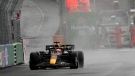 Red Bull driver Max Verstappen of the Netherlands steers his car during the Monaco Formula One Grand Prix in Monaco, Sunday, May 28, 2023. (AP Photo/Luca Bruno)