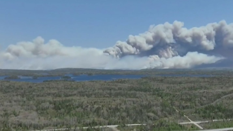 Shelburne County, N.S., fire still out of control
