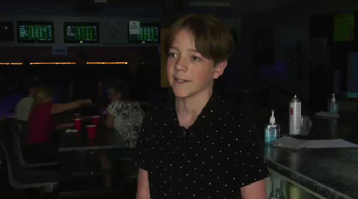 Jake Sippel, 15, of Stratford hosts an annual bowling fundraiser for Ronald McDonald House. (Karis Mapp/CTV Kitchener) (May 28, 2023)