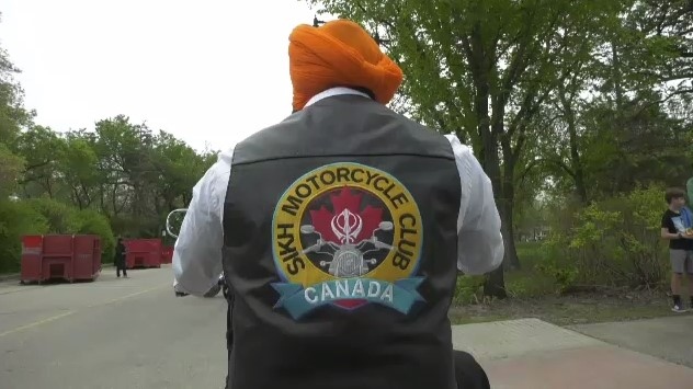 Sikh motorcyclists will now be granted helmet exemptions for special events, according to the province. (Wayne Mantyka/CTV News)