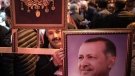 Supporters of Turkish President Recep Tayyip Erdogan celebrate in Istanbul, Turkiye, Sunday, May 28, 2023. (AP Photo/Emrah Gurel)
