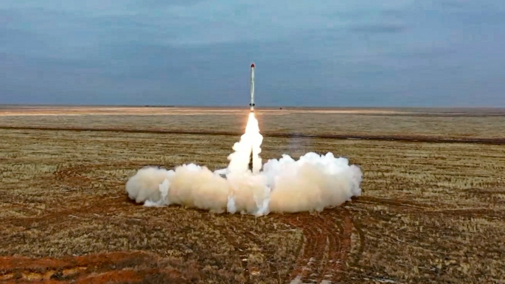 A Russian Iskander-K missile launches