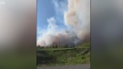 Video shows fast-moving wildfire in Nova Scotia
