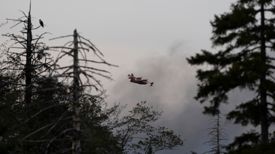 Battling huge wildfire in Halifax-area
