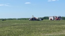 Small plane crashed at North Bay airport. May 29/23 (Jaime McKee/CTV Northern Ontario)