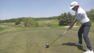 Brad Greenside plays golf at Tangle Creek. May 29, 2023 (Ian Duffy/CTV NEWS)