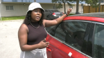 Shanise Richardson is responsible to pay for $8,600 in damages for her parked car. 
