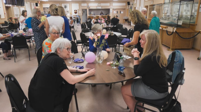 'GBay Gals Give' members gather for their spring donation event on Mon. May 29, 2023 (Chris Garry/CTV News Barrie) 