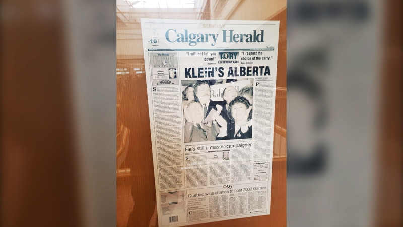 The Herald published this the day after Ralph Klein became premier in 1992