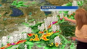 Tracking severe thunderstorms in Manitoba