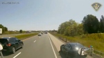 Video shows driver speeding on shoulder of highway