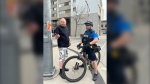 Windsor police officer in the downtown core in Windsor, Ont. (Source: Windsor police)