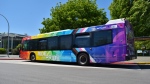 The Pride bus is shown. (BC Transit)