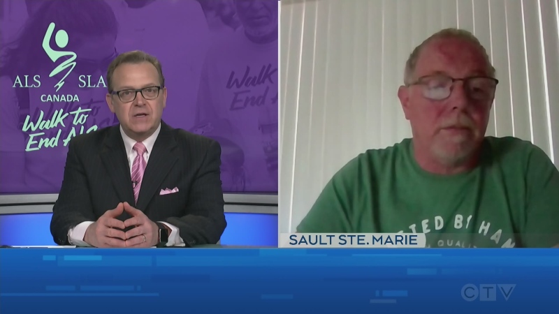 A Sault Ste. Marie man with ALS opens up about his nervous system disease that causes loss of muscle control and next month's fundraiser (CTV Northern Ontario)