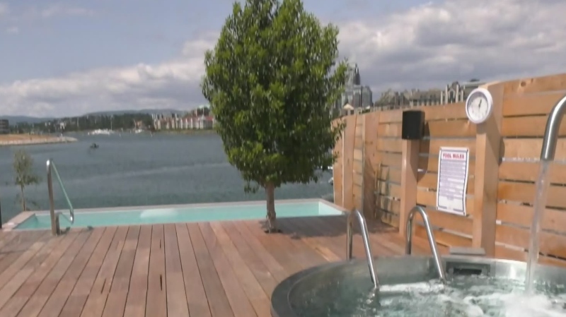 The new HAVN floating spa in Victoria is one of th
