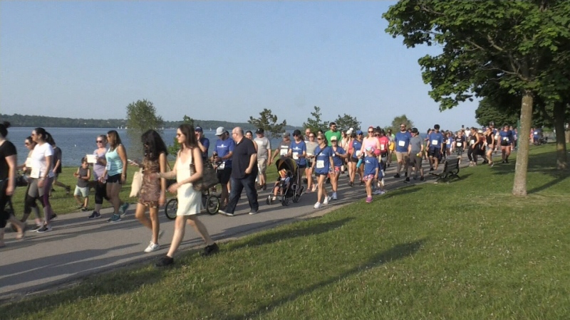 The Barrie fun run saw upwards of 600 people lacing up, all walking or running to make a difference in the community.