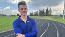 Storm Zablocki, 19, recently tied the Canadian record for the Under-20 100-metre dash. (Stacey Hein/CTV News)