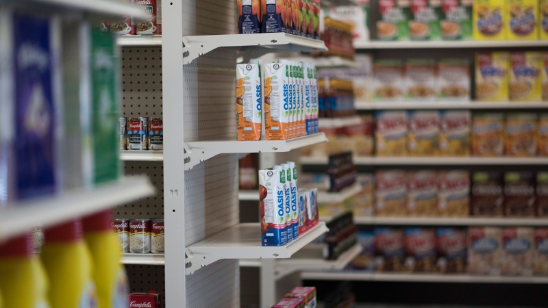 The inside of a mock grocery store made for research is shown at the University of Guelph in Guelph, Ont. on Thursday, June 22, 2017. THE CANADIAN PRESS/Hannah Yoon