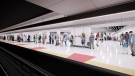 This rendering shows the future Bloor-Yonge Station expanded Line 1 Northbound platform. (TTC)