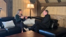 CTV's Katie Kelly interviews actor Kiefer Sutherland on June 2, 2023.