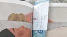 The Vancouver Public Library took to Facebook to share a photo it recently received from one of its patrons who discovered a heartwarming gift inside a borrowed book.
