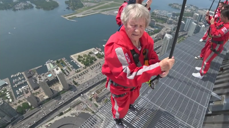 CTV National News: Senior takes CN Tower edgewalk