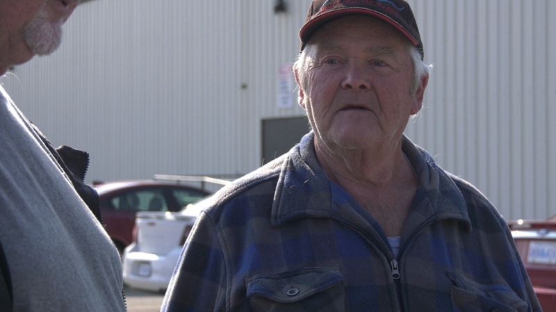 Paul Locke is seen in this June 2, 2023, photo. Locke was one of many Shelburne County residents who found out they lost their homes in the ongoing wildfire. (Sarah Plowman/CTV Atlantic)