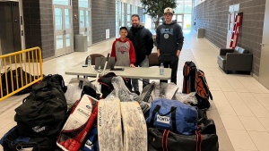Gear drop-off sites are set up across the province of Nova Scotia, from Yarmouth to Sydney, and the support has been pouring in. (Kyle Moore/CTV Atlantic)