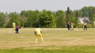 Timmins Tigers hosted a cricket tournament. June 4/23 (Lydia Chubak/CTV Northern Ontario)