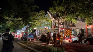 3 residences evacuated after early morning Mile End fire in Montreal