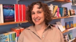One Paper Books co-owner Alison Uhma is pictured in her Sydney bookstore.