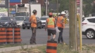Construction is underway at Fanshawe Park Road and Richmond Street. June 5, 2023. (CTV News file photo)