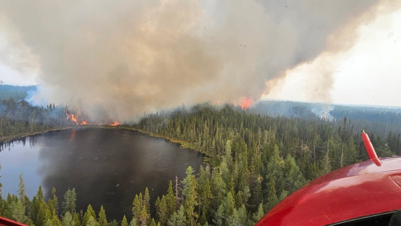 Chapleau 3 forest fire began June 1, 2023 (Ontario Ministry of Natural Resources and Forestry)