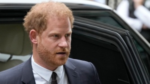 Prince Harry arrives at the High Court in London, on June 6, 2023. (Frank Augstein / AP) 