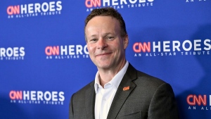CNN CEO Chris Licht in New York, on Dec. 11, 2022. (Evan Agostini / Invision / AP) 