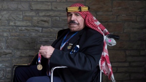 Former wrestler the Iron Sheik is pictured in Toronto, April 25 , 2014.  THE CANADIAN PRESS/Chris Young