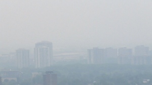 The smoky air in Ottawa meant the capital had some of the worst air quality in the world Wednesday. CTV's Jeremie Charron reports.
